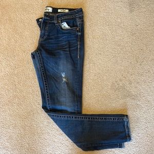 Buckle Skinny Jeans